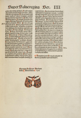 Bernardo di Chiaravalle, Sermones de tempore et de sanctis et de diversis, Basilea 1495, Universitat Dusseldorf, 214 Bl., urnnbndehbz0611-102215 (CC BY-NC-ND 4.0)